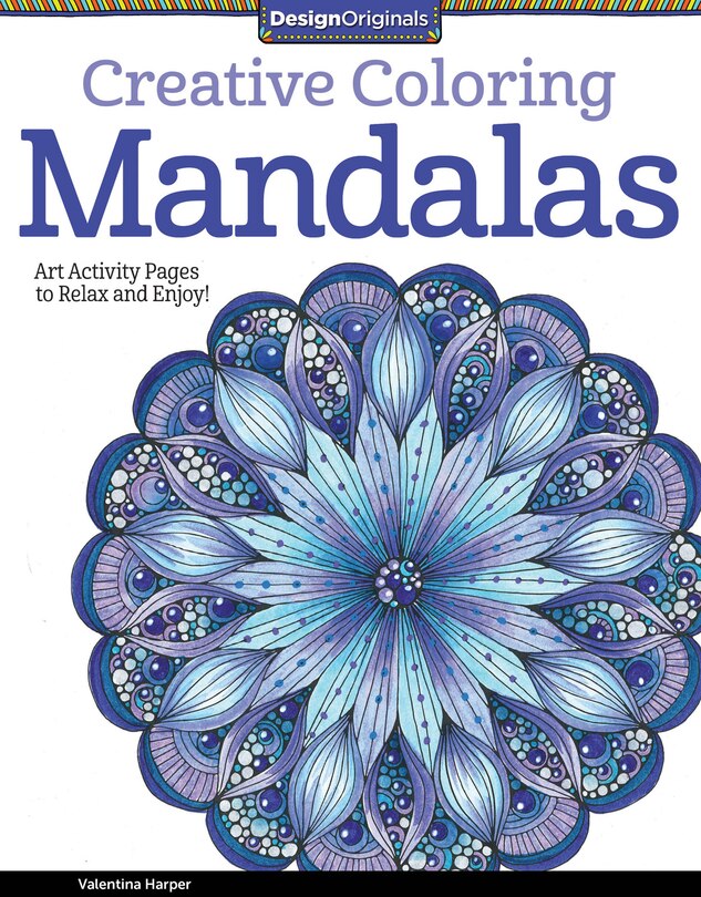 Front cover_Creative Coloring Mandalas