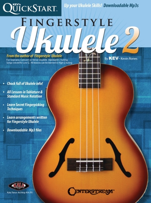 Couverture_Kev's QuickStart for Fingerstyle Ukulele - Volume 2
