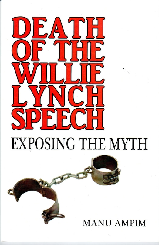 Front cover_Death of the Willie Lynch Speech