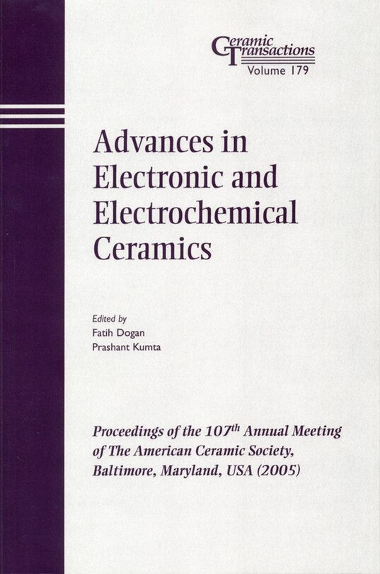 Front cover_Advances in Electronic and Electrochemical Ceramics