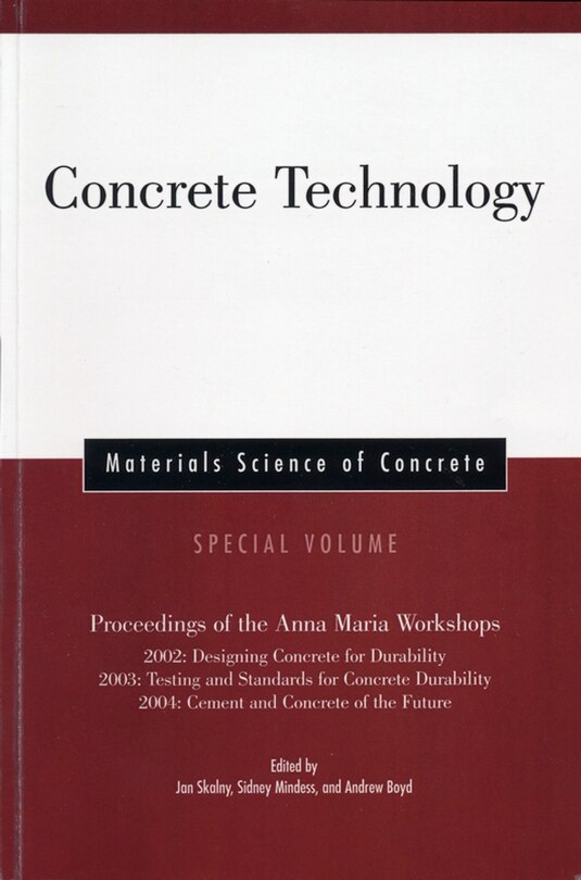 Couverture_Concrete Technology, Special Volume