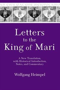 Couverture_Letters to the King of Mari