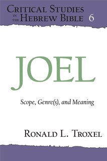 Front cover_Joel: Scope, Genre(s), and Meaning
