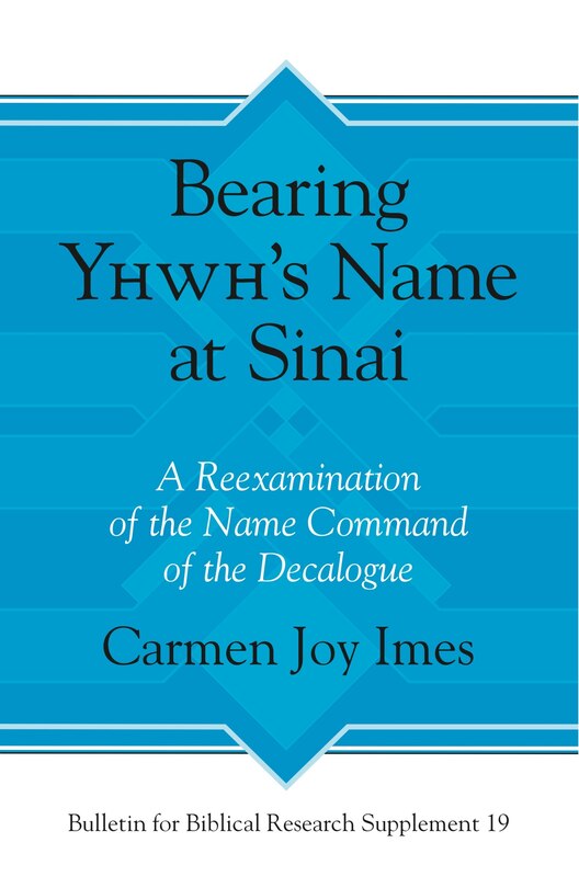 Front cover_Bearing Yhwh's Name at Sinai