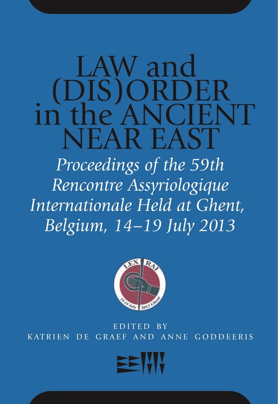 Front cover_Law and (Dis)Order in the Ancient Near East