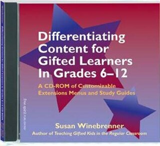 Front cover_Differentiating Content For Gifted Learners In Grade 6-12