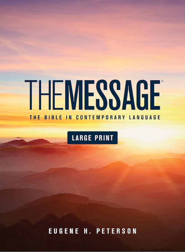 Front cover_The Message Large Print (Hardcover)