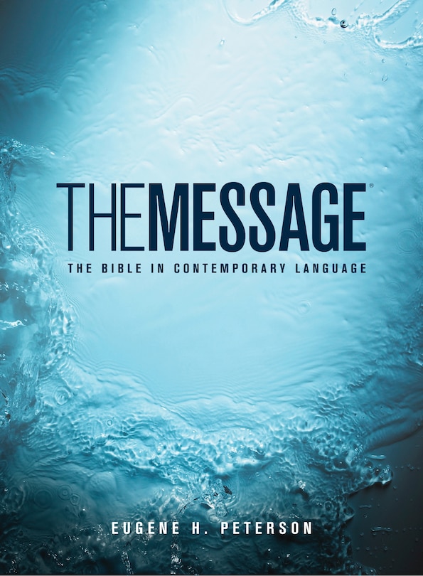 Front cover_The Message Full Size (hardcover, Blue Water)