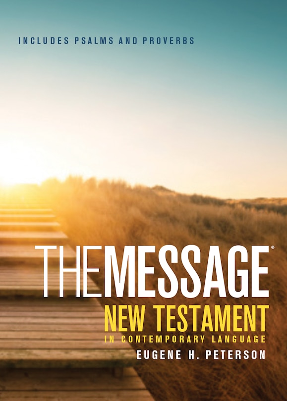 Front cover_The Message New Testament with Psalms and Proverbs, Pocket (Softcover, Multicolor)