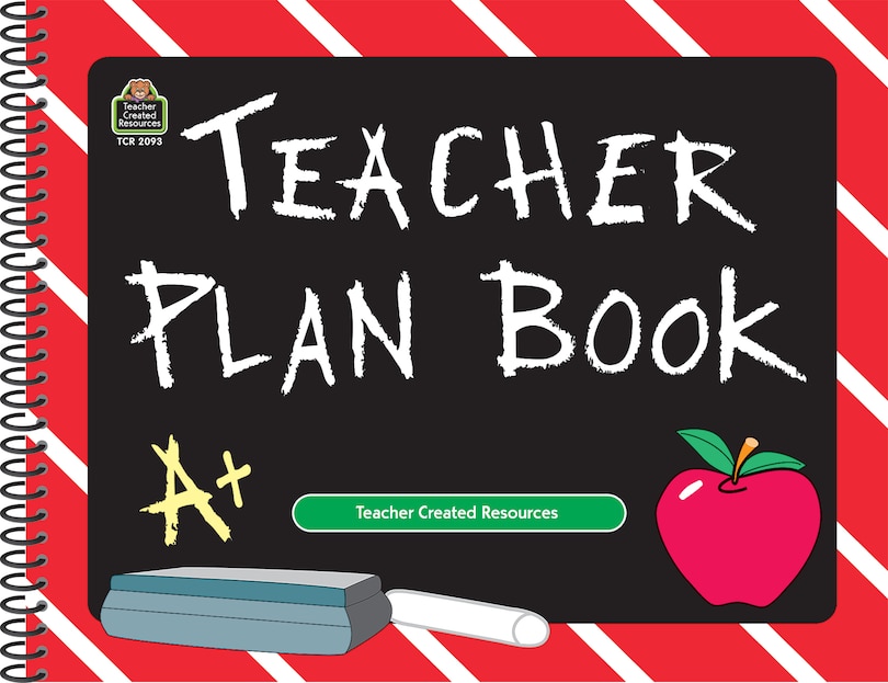 Front cover_Chalkboard Teacher Plan Book