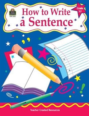 Couverture_How To Write A Sentence