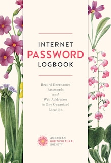 Front cover_AHS Internet Password Logbook