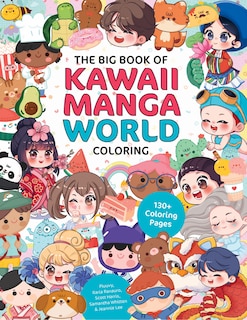 Front cover_The Big Book of Kawaii Manga World Coloring