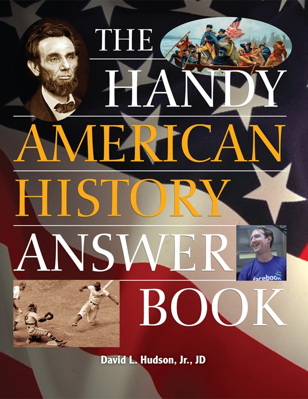 Front cover_The Handy American History Answer Book