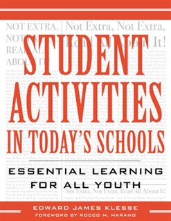Couverture_Student Activities in Today's Schools