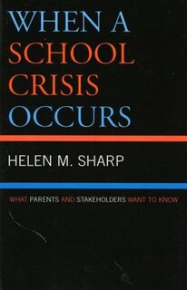 Front cover_When a School Crisis Occurs