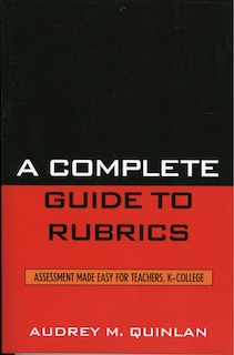Front cover_A Complete Guide to Rubrics