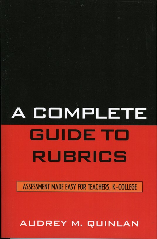 Couverture_A Complete Guide to Rubrics