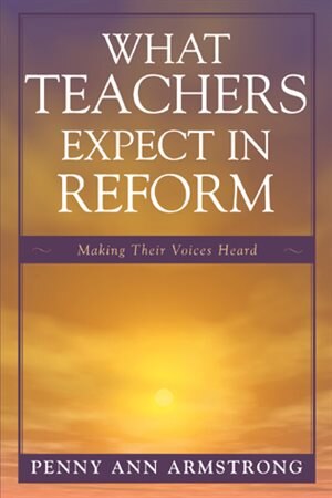 Front cover_What Teachers Expect in Reform
