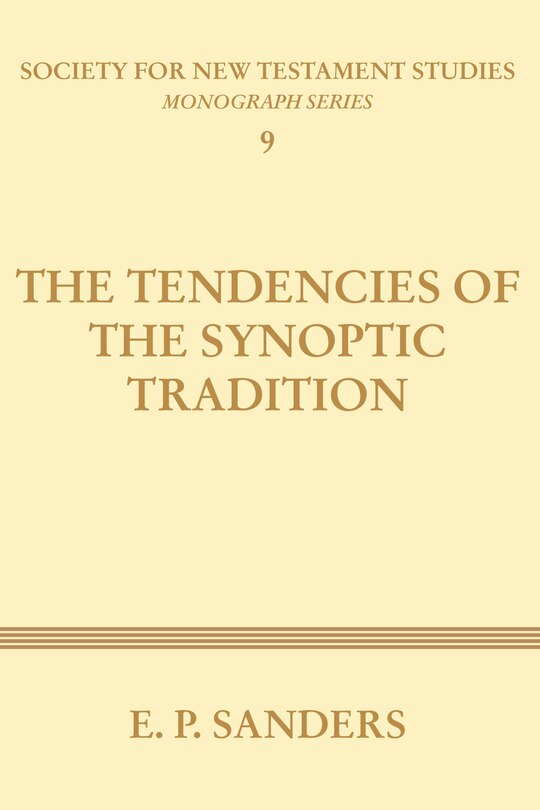 Front cover_The Tendencies of the Synoptic Tradition