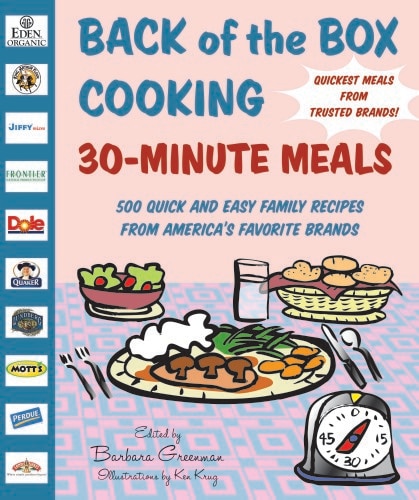 Front cover_Back of the Box Cooking: 30-Minute Meals