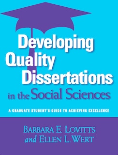 Front cover_Developing Quality Dissertations in the Social Sciences