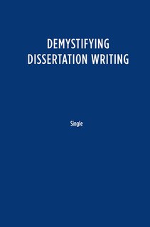Front cover_Demystifying Dissertation Writing