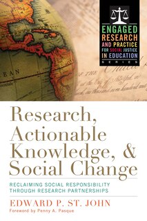 Front cover_Research, Actionable Knowledge, And Social Change