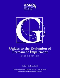 Front cover_Guides To The Evaluation Of Permanent Impairment