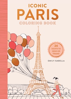 Front cover_Iconic Paris Coloring Book