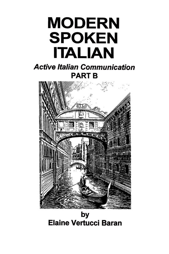 Front cover_Modern Spoken Italian: Part B