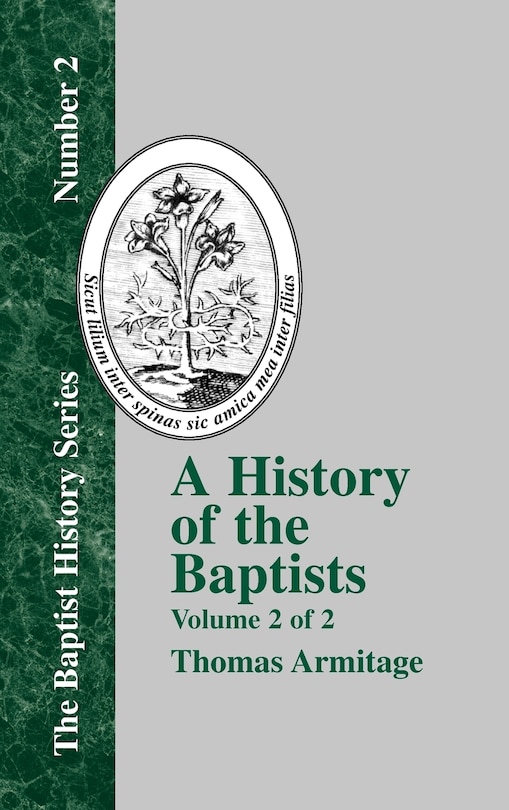 Front cover_A History of the Baptists