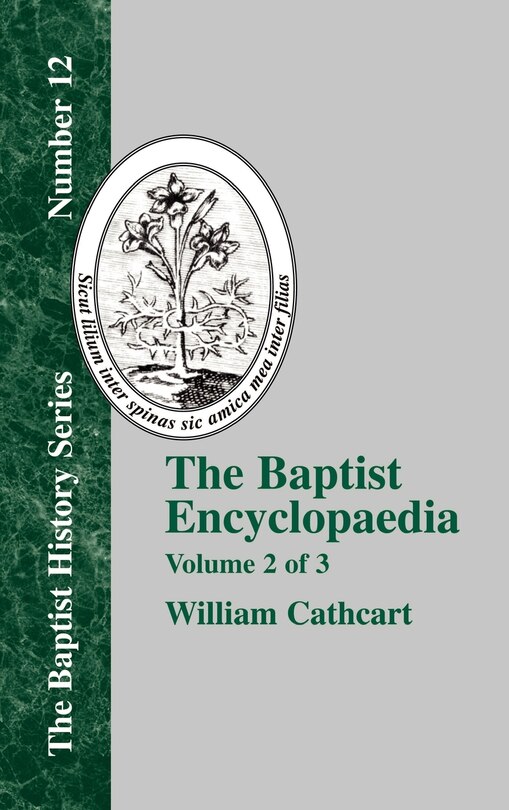 Front cover_The Baptist Encyclopaedia - Vol. 2