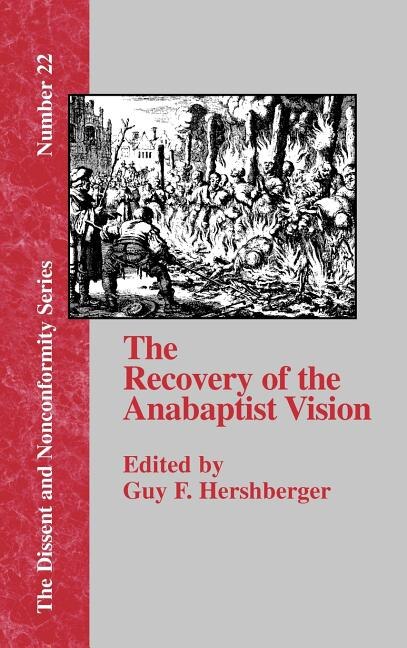 Couverture_The Recovery of the Anabaptist Vision