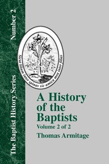 Front cover_A History of the Baptists