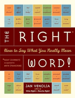 Front cover_The Right Word!
