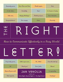 Front cover_The Right Letter