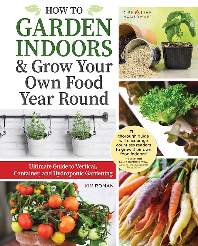 Front cover_How To Garden Indoors & Grow Your Own Food Year Round