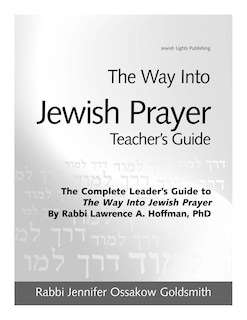 Front cover_The Way Into Jewish Prayer Teacher's Guide