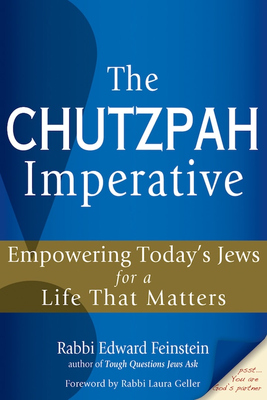 Front cover_The Chutzpah Imperative