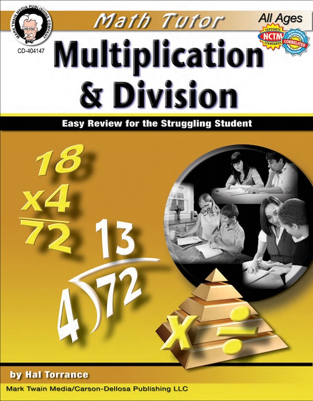 Front cover_Math Tutor: Multiplication and Division, Ages 9 - 14