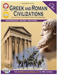 Front cover_Greek and Roman Civilizations, Grades 5 - 8