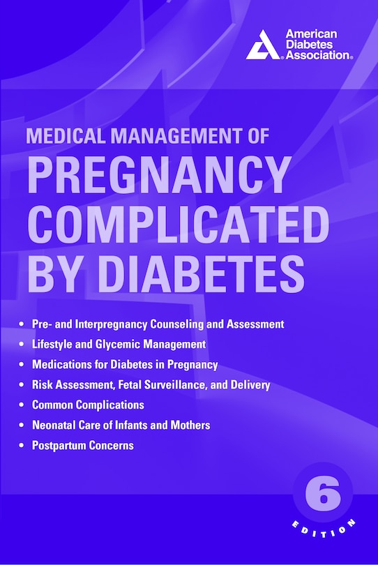 Couverture_Medical Management Of Pregnancy Complicated By Diabetes