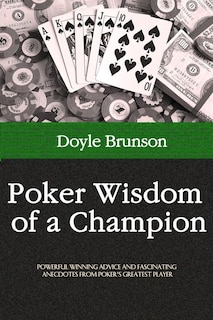 Front cover_Poker Wisdom of a Champion