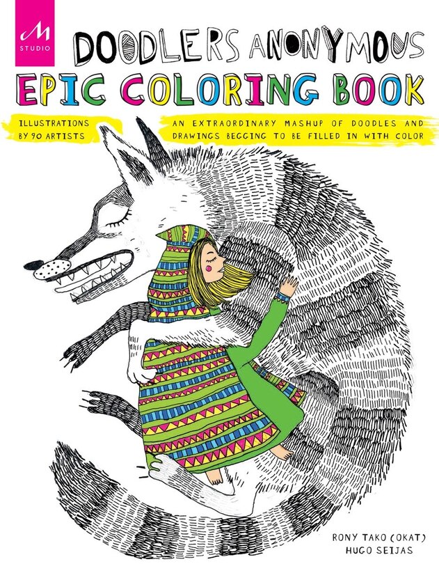 Front cover_Doodlers Anonymous Epic Coloring Book