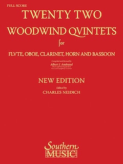 22 Woodwind Quintets - New Edition: Woodwind Quintet