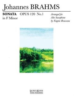 Sonata Op. 120 No. 1 In F Minor: Alto Saxophone Solo With Keyboard