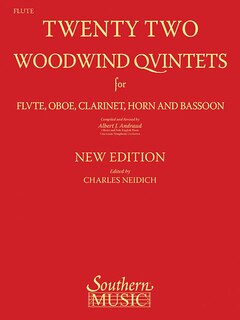 Couverture_22 Woodwind Quintets - New Edition