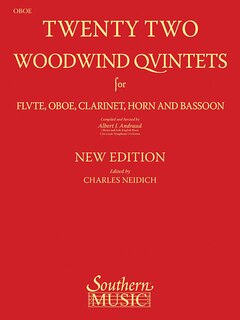 Couverture_22 Woodwind Quintets - New Edition