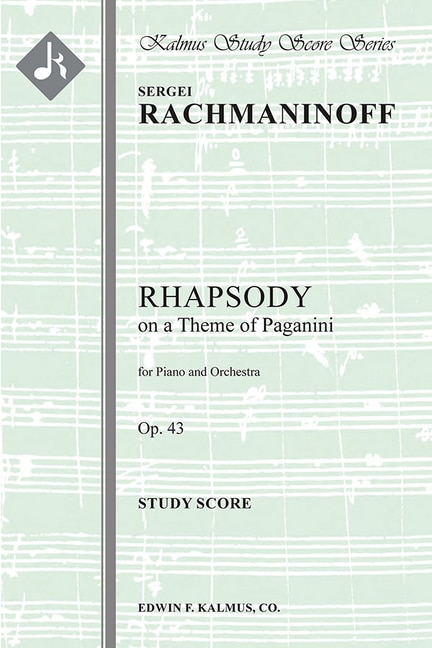 Rhapsody On A Theme Of Paganini, Op. 43